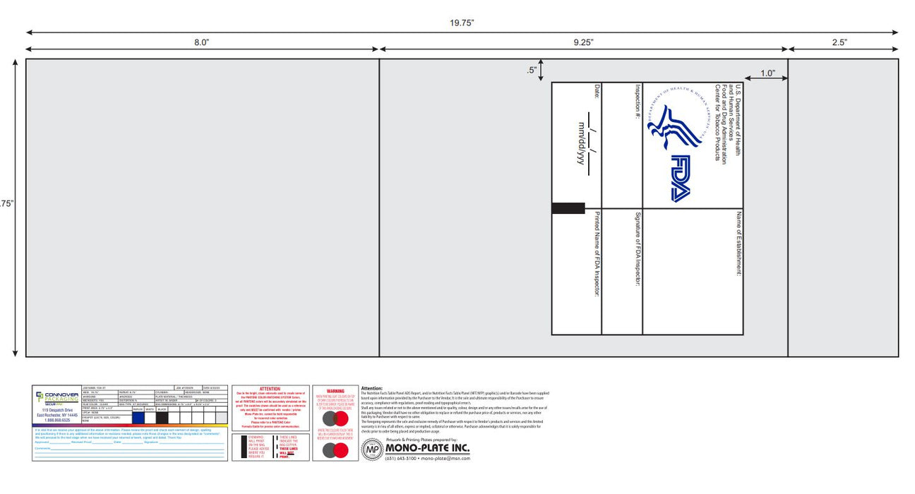 FDA Evidence Bags