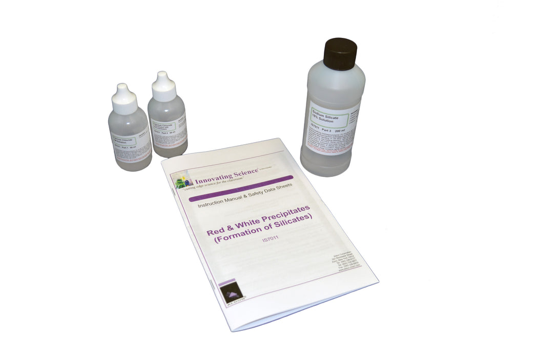 Innovating Science Formation of Silicates Demonstration Kit (Red & White Precipitates)