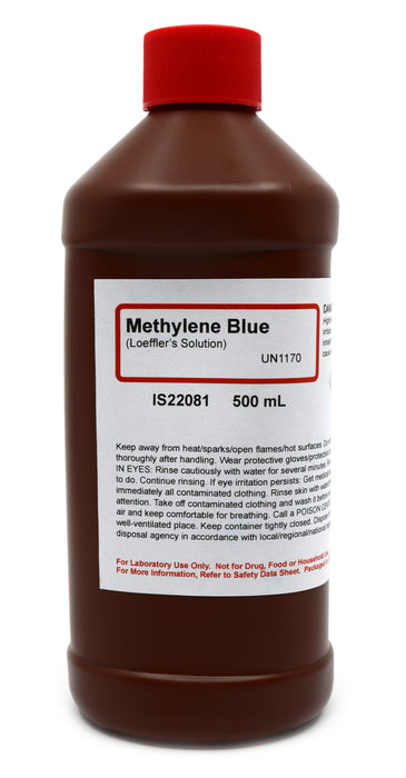 Methylene Blue (Loeffler's) Solution, 500mL - The Curated Chemical Collection