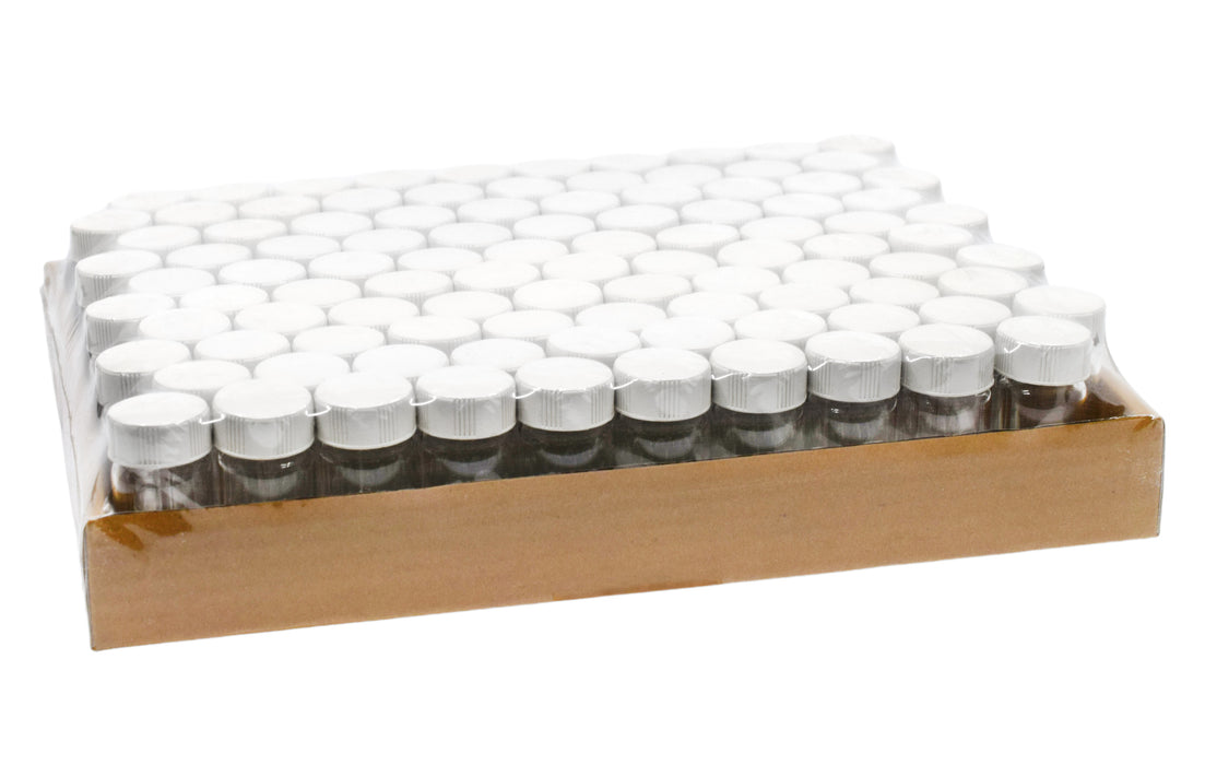 Scintillation Vials, 20mL, 100/PK - Borosilicate Glass - ASTM/USP Type I, Class B