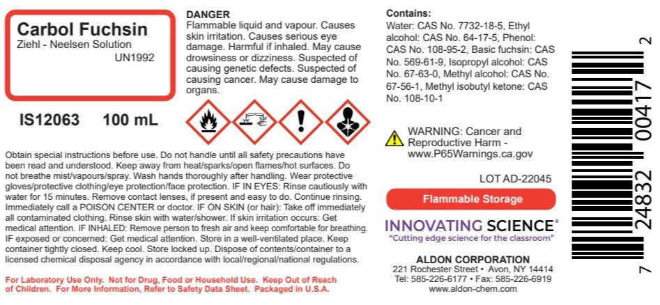 Carbol Fuchsin Solution, 100mL
