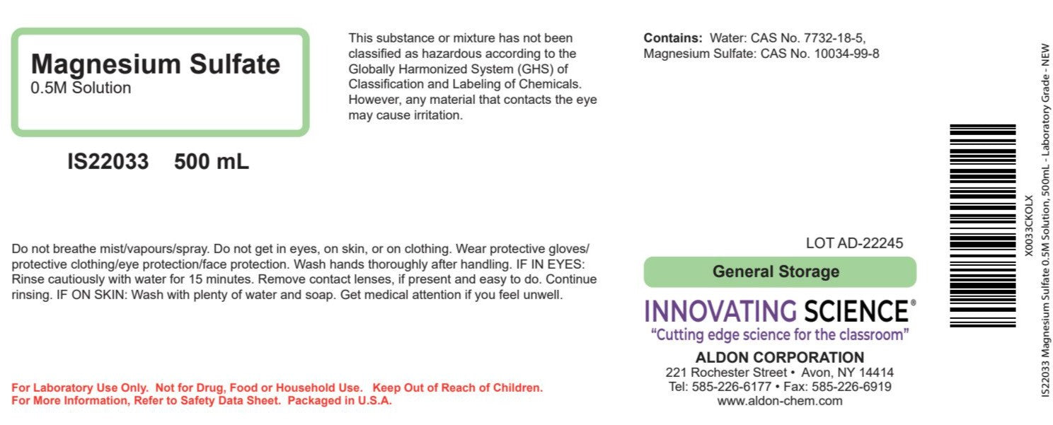 Magnesium Sulfate 0.5M, 500mL - Laboratory Grade - The Curated Chemical Collection