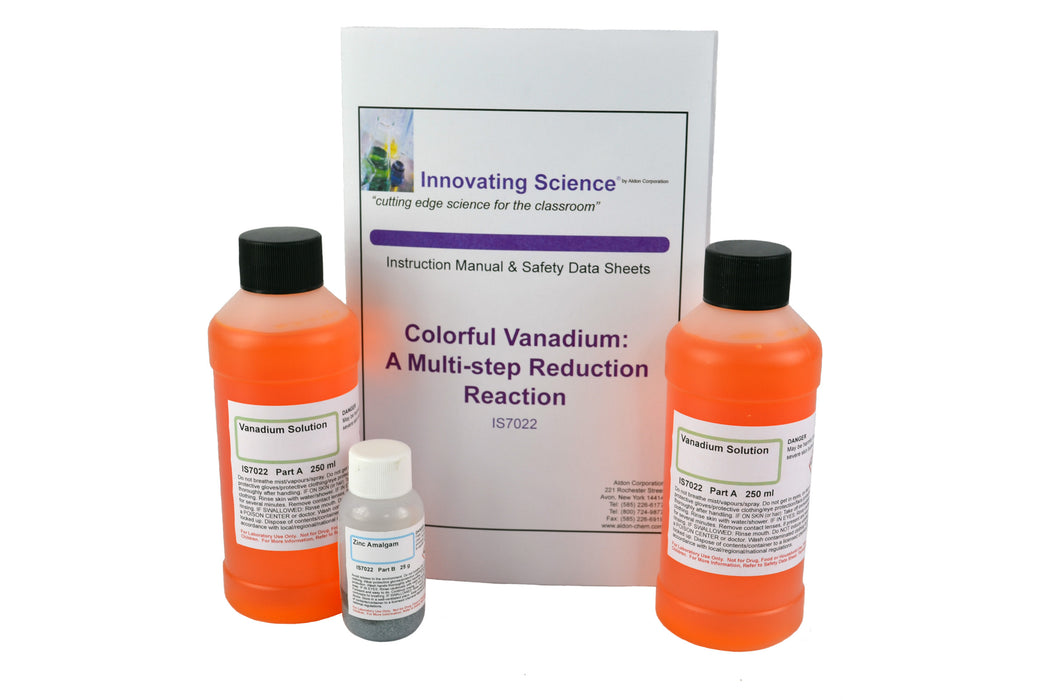 Innovating Science Colorful Vanadium - A Multi-step Reduction Reaction Chem. Demo