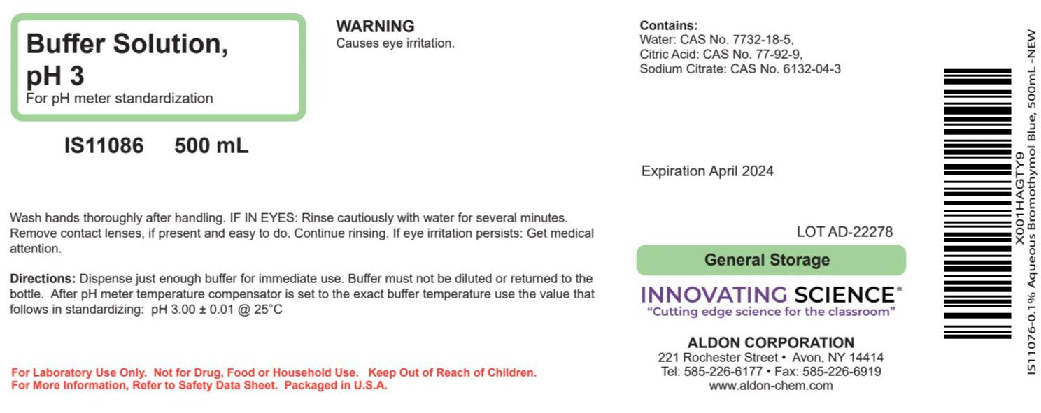 Standard Buffer Solution, 500mL - 3.0 pH - The Curated Chemical Collection