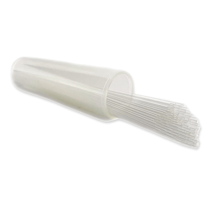 Eisco Labs - 100 Pack Borosilicate Glass Capillary Melting Tubes, 4" Long, 0.05" OD - High-Temperature Resistant, Chemical-Resistant Melting Point Tubes with Easy Dispensing Container