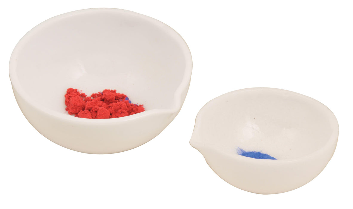 Basin Evaporating-Silica, round bottom with spout, 200ml.