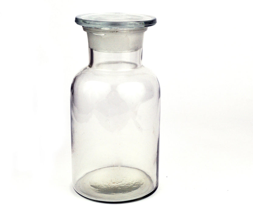 Reagent Bottle, 1000mL - Clear - Wide Neck - Soda Glass