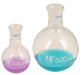 Flask Boiling with joint, flat bottom, short neck, interchangeable joint 250ml, socket size 29/32, borosilicate glass