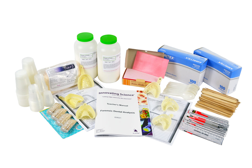 Forensic Dental Analysis Kit - Materials for up to 30 Student Groups - Explores Various Forensic Dentistry Techniques - Innovating Science