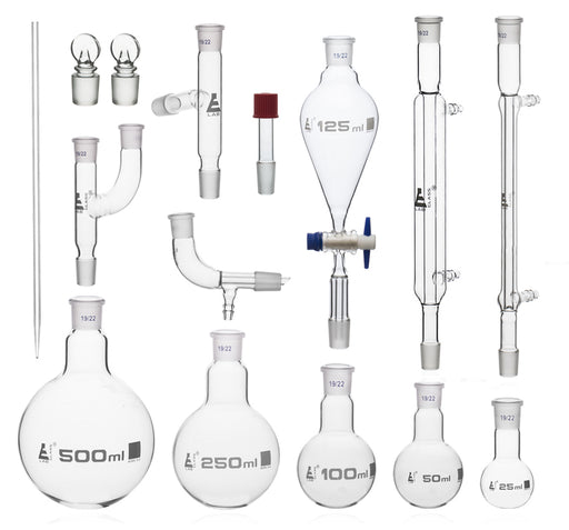 Basic Lab Glassware Set Glassware Set, Laboratory Glassware