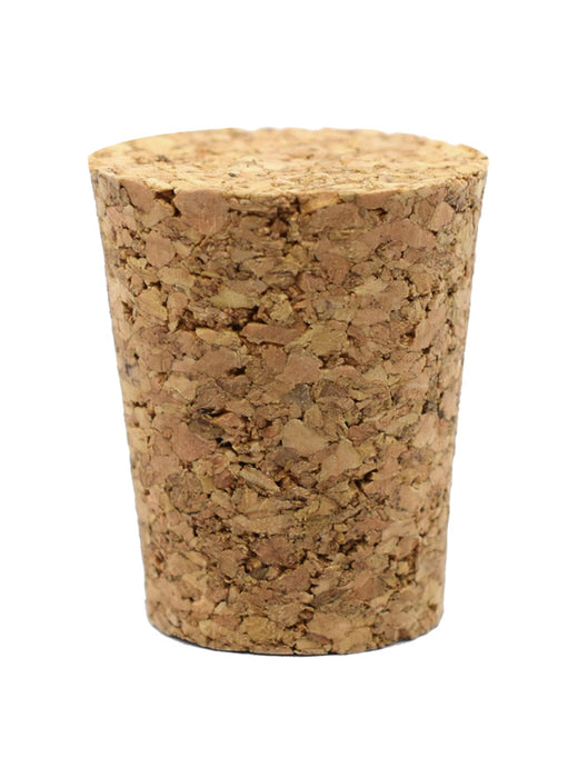 10PK Cork Stoppers, Size #16 - 27mm Bottom, 35mm Top, 38mm Length - Tapered Shape