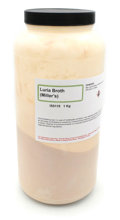 Luria (Miller’s) Broth Powder, 1000g – Nutritionally Rich Molecular Biology Broth - Innovating Science