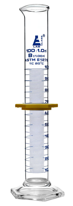 100ml class b cylinder blue scale