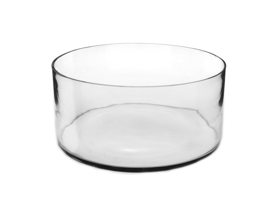 Pneumatic Trough, Soda Glass, 7.8" Diameter, 4" Tall, Concave base - Eisco Labs