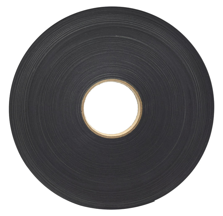 Flexible, Adhesive Magnetic Tape, 100 ft Roll - 1" x 0.06" - Standard, Indoor Rubber Adhesive - Great for Crafts, Projects, Refrigerators & Organization - hBARSCI