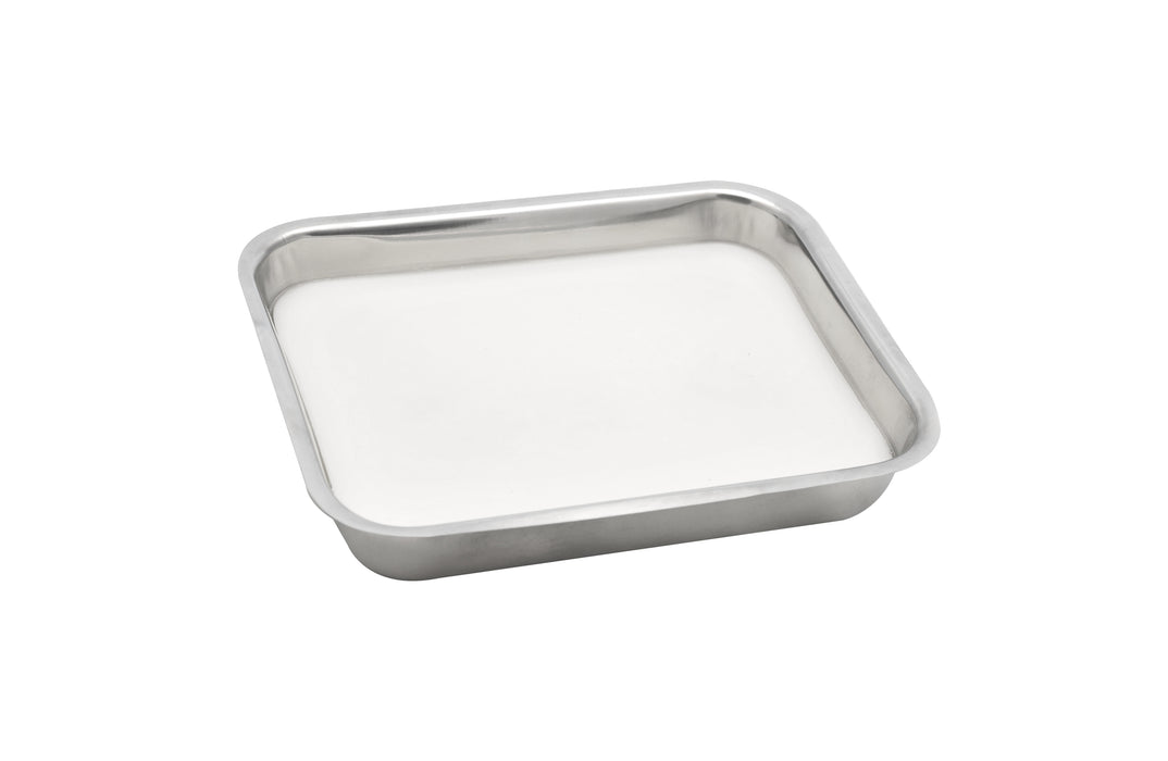 Dissection Tray, with Wax Liner - 8 Inch - Stainless Steel