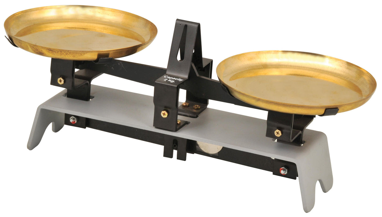 Balance Roberval , Steel plate base, 2 Kg.