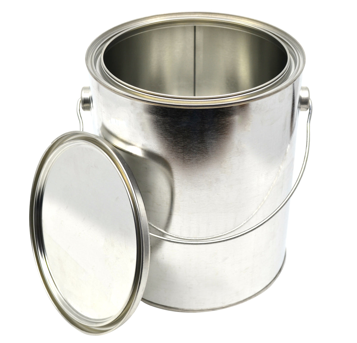 1 Gallon Metal Paint Can with Ears, Bail, and Lid - Made in the USA ...