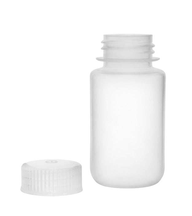 Reagent Bottle, 125ml - Wide Neck with Screw Cap - Polypropylene