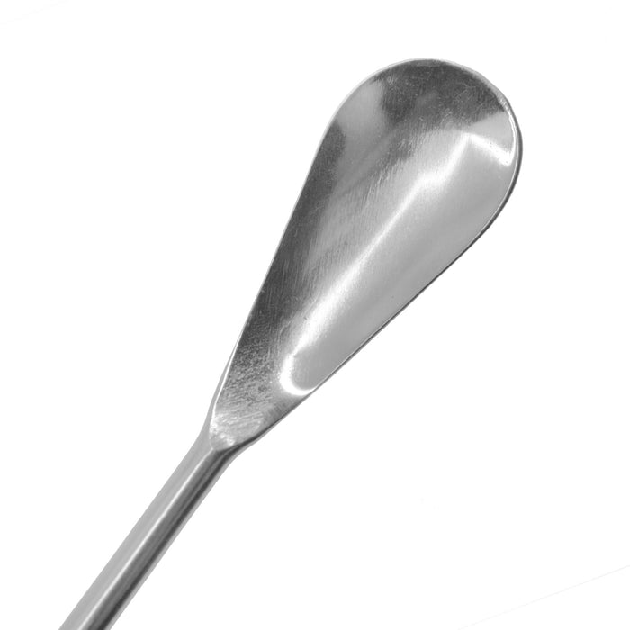 Micro Spoon, 9 Inch - Flat End & Scoop End - Stainless Steel