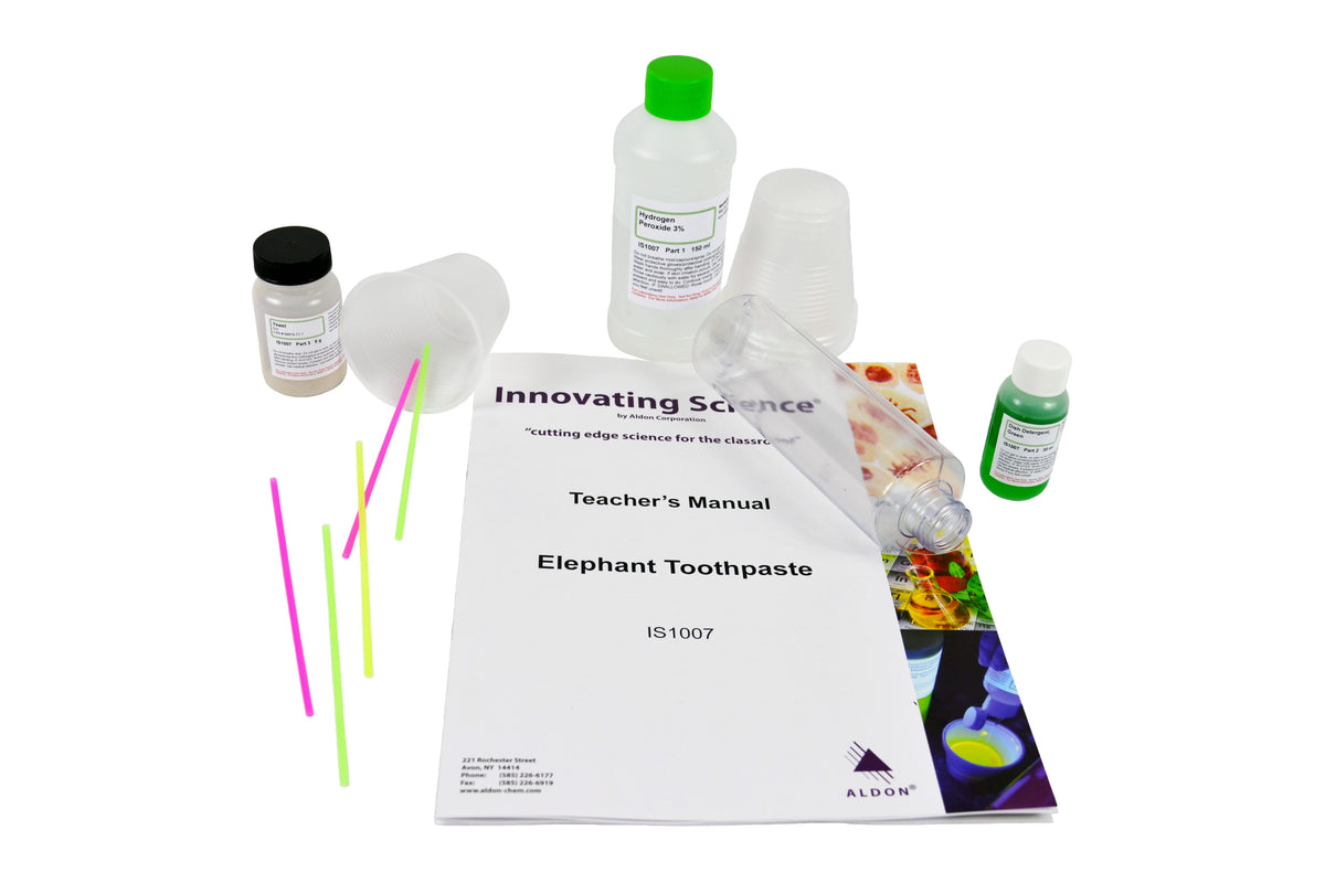 Elephant Toothpaste Elementary Chemistry Kit - Materials for 5 Groups ...