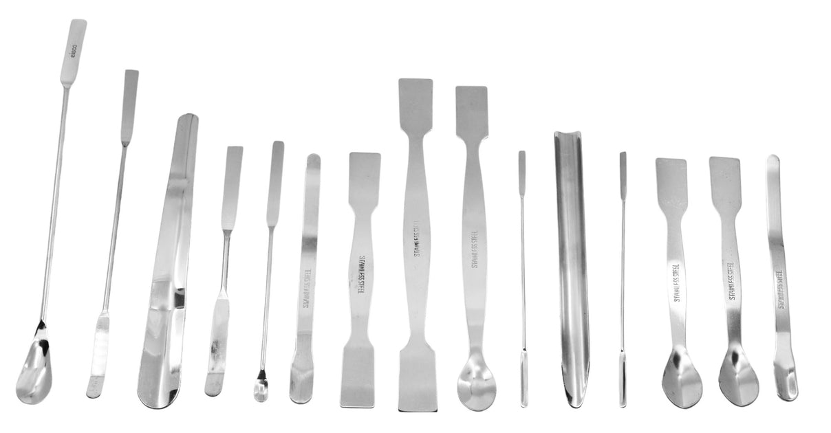 15 Piece Scoop & Spatula Set - Assortment - Stainless Steel — Hbarsci