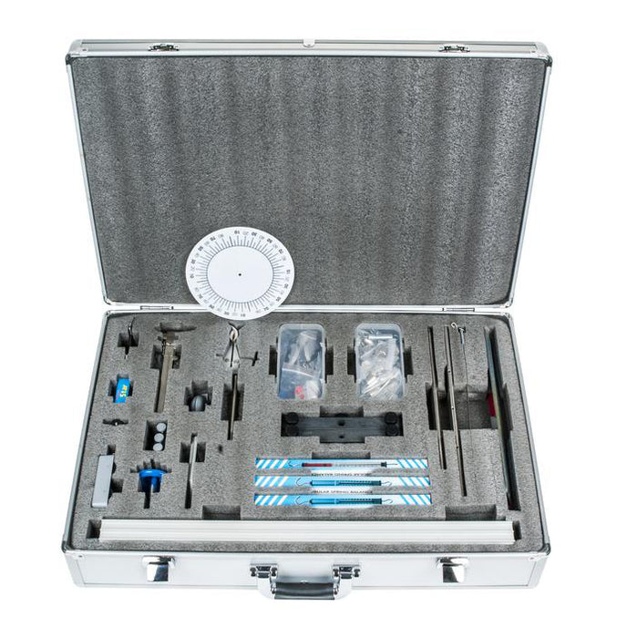 Mechanics Systems 1 Kit, Covers 18 Experiments with Over 60 Components, Includes Storage/Carry Case - Eisco Labs