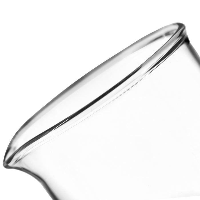 6PK Beakers, 800ml - Low Form - Graduated - Borosilicate Glass