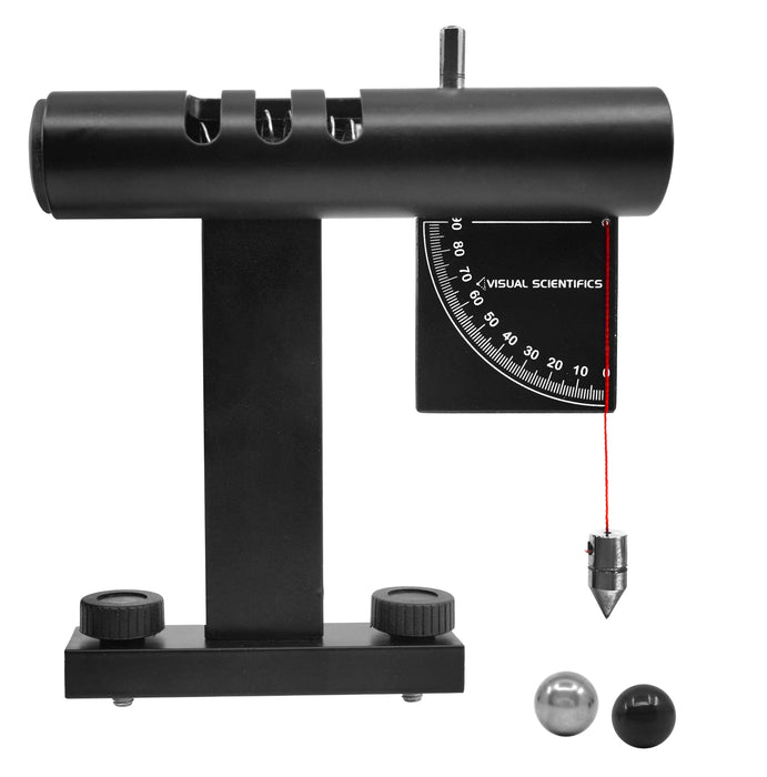 Projectile Launcher - Experiment Components Only - For Studying Kinematic Equations, Potential & Kinetic Energy  - Launcher, Protractor, 2 Balls - (Base Not Included) - Visual Scientifics by Eisco