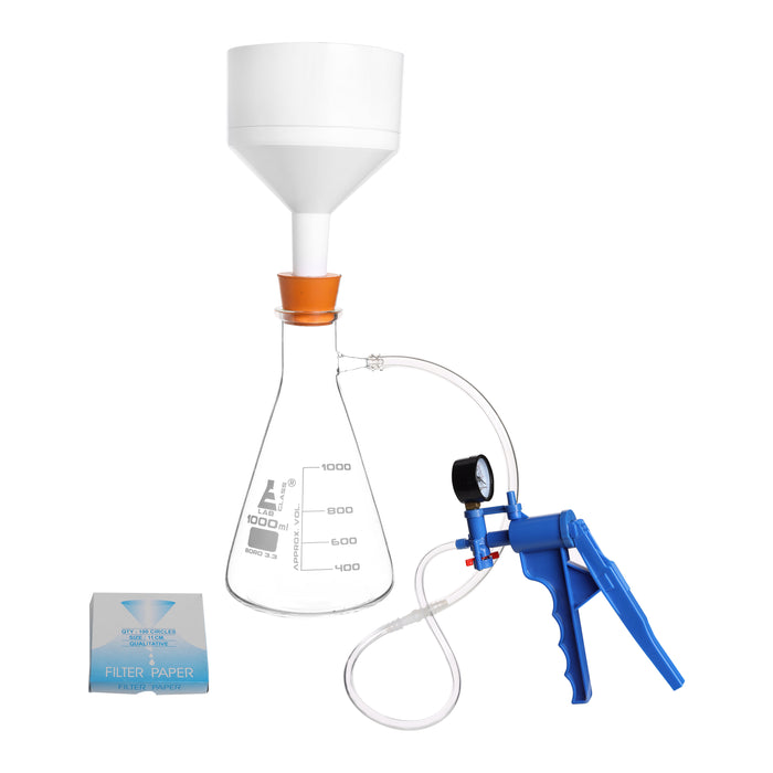 1000ml vacuum filtration kit setup