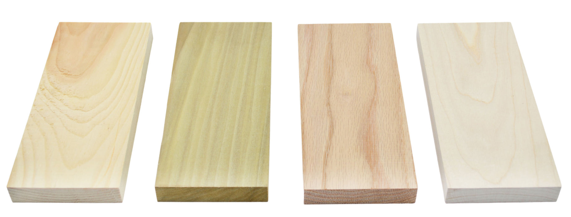 4PK Wooden Boards, 8 Inch - For Use in Density & Hardness Experiments