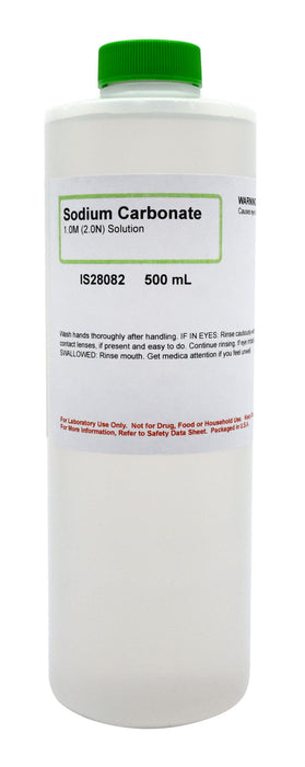 Sodium Carbonate, 500mL - 1M - The Curated Chemical Collection