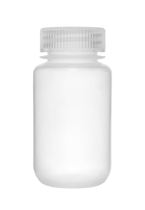 Reagent Bottle, 125ml - Wide Neck with Screw Cap - Polypropylene